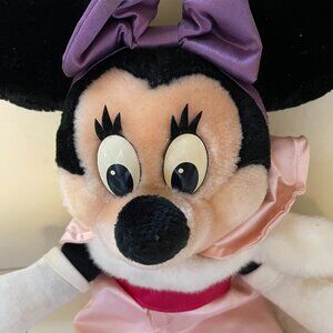 DISNEY WORLD PLUSH MINNIE MOUSE 16 INCHES TALL
